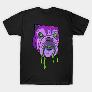 Spooky Slimey English Bulldog T-Shirt